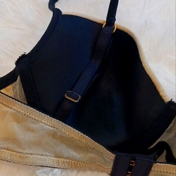 Daisy Fuentes Underwire Bra 34B Lace with Rhinestones - Picture 7 of 8